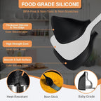 4PCS Silicone Cooking Utensils Set, Large Nonstick Spatula Spoons Set - Image 4