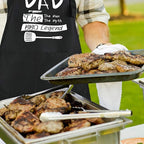 Rosoz Funny Black Chef Aprons for Men, Dad BBQ Legend, Adjustable Kitchen - Image 7