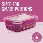 Ello Duraglass 3.4 Cup Meal Prep Sets 10Pc, 5 Pack Set- Glass Food Storage - Image 4
