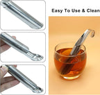 Waziaqoc 2 PCS Stainless Steel Tea Diffuser, Extra Fine Mesh Tea Strainer - Image 4