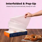 Fit Meal Prep 12 x 10.75" Wax Paper Sheets - Image 3