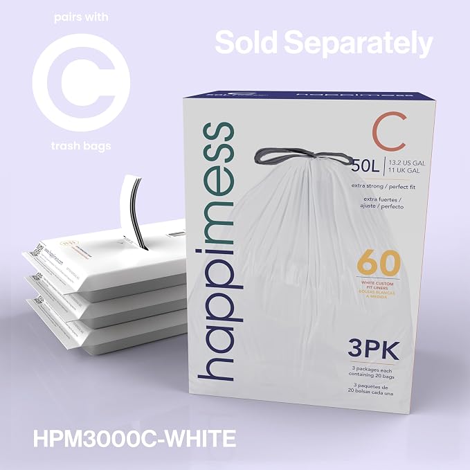 happimess HPM1006L Connor Rectangular 13-Gallon Trash Can - Image 5