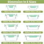 HOMBERKING 8 Pack Glass Food Storage Containers - Image 2