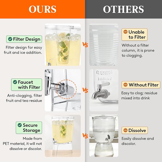 Lifewit 2 Gallon Drink Dispenser - Image 5