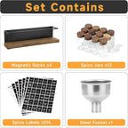 Wooden Lid Magnetic Spice Rack - Image 2