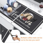 Findosom Dish Drying Mat, Cuttable Drying Mat - Image 2