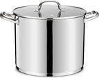 14 QT Stainless Steel Large Stock Pot, LIANYU Heavy Stockpot by LIANYU