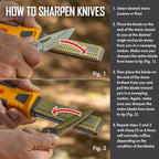 Smith's DCS4 4” Diamond Combination Sharpener - Image 4