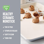 GreenLife Bakeware 18” x 13” Half Cookie Sheet Baking Pan, Non-Toxic PFAS-Free - Image 2