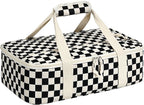 Corduroy Casserole Carrier, Insulated Lasagna Lugger by MIAOJIE