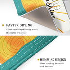 Summer Seaside Sunset over Sea Dish Drying Mat - Image 3