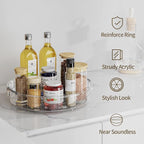 LAMU 3 Pack Lazy Susan Organizer Turntable - Image 4