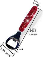Handcrafted Red Crystal Bling Beer Opener – Sparkle Diamond Bottle Openers - Image 7