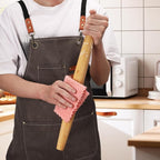 Classic French Rolling Pins Bamboo Wooden Rolling Pin - Image 4