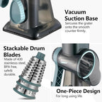 Cheese Grater Hand Crank Rotary Vegetables Shredder - Image 6