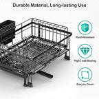 Swedecor Extendable Dish Drying Rack - Image 5