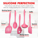 Chef Craft - Premium Silicone Kitchen Tools and Utensils Set, Non-Scratch - Image 4