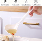 Large Plastic Serving Spoons, Disposable Heavy Duty Serving Spoons, Long Handle - Image 5