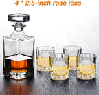 CAMKYDE Rose Ice Cube Tray 2.5 Inch, 4 Cavity Silicone Rose Ice Cube Mold - Image 6
