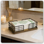 Kordory Wooden Guest Towel Holder Tray - Image 5