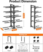 MUDEELA 10-Tier Pots and Pans Organizer under Cabinet, 23.62" Height Heavy Duty - Image 3