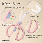 Baby Food Scissors with Travel Case, Ceramic Food Scissors Kids, Toddler - Image 3