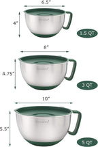 Rorence Mixing Bowls Set: Stainless Steel Non-Slip Bowls - Image 2