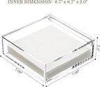DINGHUO Flat Acrylic Napkin Holder - Image 3