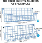 Spice Rack Wall Mount, Wall Spice Organizer - Image 2