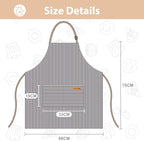 VALOME 2 Pack Kitchen Aprons, Apron - Image 2