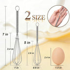 Anaeat Mini Wire Whisks, Beating and Stirring - Image 6