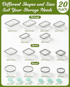 40 Piece Food Storage Containers - Image 2