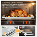 Kikcoin 25 PCS Stackable Baking Pans Set, Non-stick Bakeware Sets - Image 5