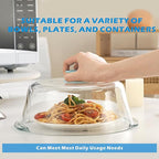 Tall Glass Microwave Splatter Cover - Image 2