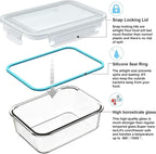 S SALIENT 18 Piece Glass Food Storage Containers - Image 4