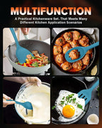 Silicone Cooking Utensils Set, Perfectly Angled - Image 3