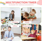 Cartoon Mechanical Kitchen Timer, 60 Minutes Countdown Timer, Mechanical Visual - Image 3