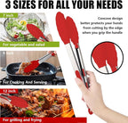 Kitchen Tongs with Silicone Tips, Kitchen Tongs, Cooking Tongs, Premium - Image 7