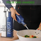 Vakoo Oil and Vinegar Dispenser Set - 17oz/500ml - Image 6