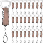 Ziliny 24 Pcs Bottle Opener Keychain Bulk Wine Bottle Beer Opener Keychain by Ziliny