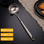 FJNATINH Wok Spatula and Soup Ladle Set - Image 8
