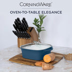 CorningWare QuickHeat 3.2-QT Cast Aluminum Roaster - Image 2