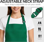Large Chef Apron for Men and Women, Cooking Kitchen Aprons - Image 5