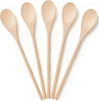 Cooking Wooden Spoons, MORGLES 14-Inch Serving Spoons by Morgles