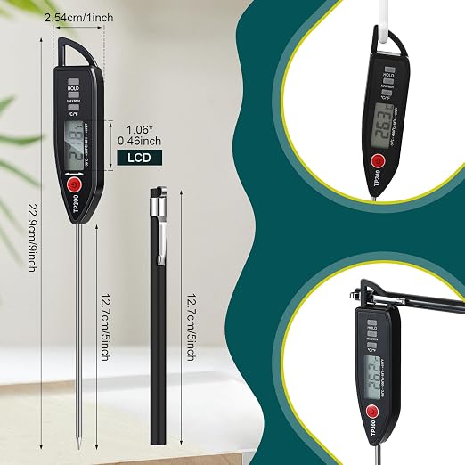 Copkim 3 Set Waterproof Food Thermometer - Image 2