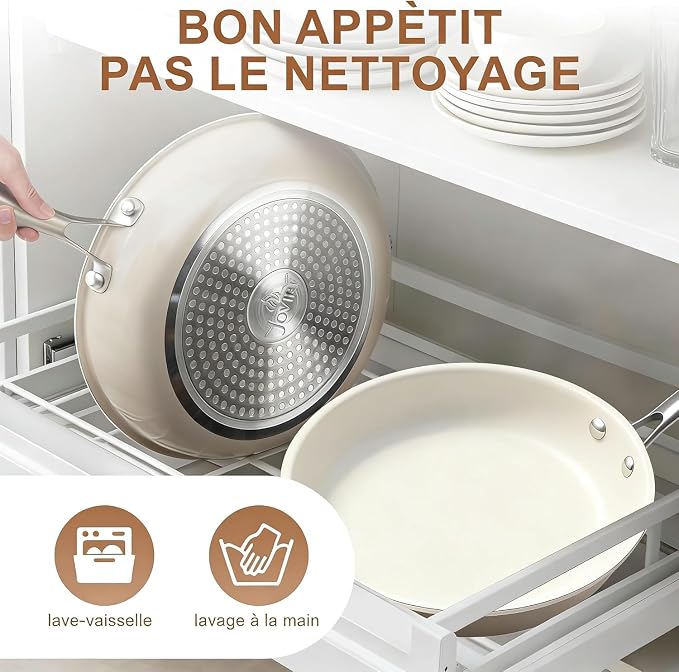 9.25 Inch Ceramic Nonstick Frying Pan - Image 8