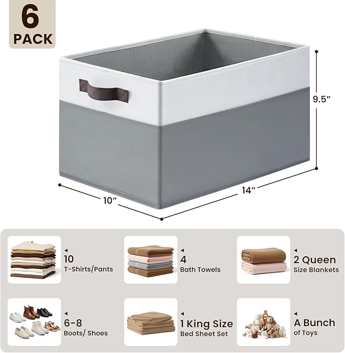 Criusia Closet Organizers and Storage Baskets - Image 2