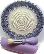 BonCera, All-in-one Premium Ceramic Garlic Grater Plate 4-Piece Set by BonCera