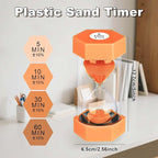 30 Minute Hourglass Sand Timer, Unbreakable Hexagon Sand Clock 30 Min, Reloj De - Image 6