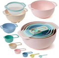 Plastic Mixing Bowls Set 8/10 PCS by FoniFox